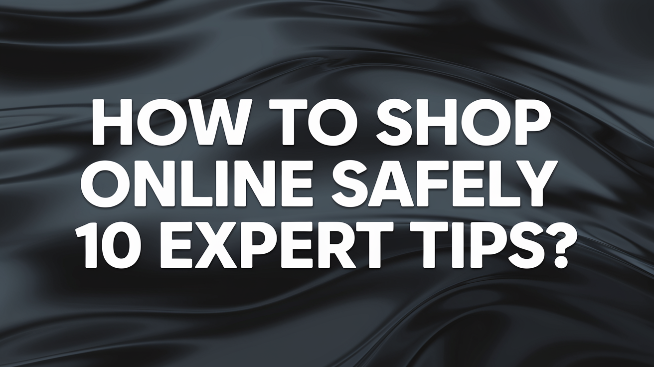  How to Shop Online Safely 10 Expert Tips