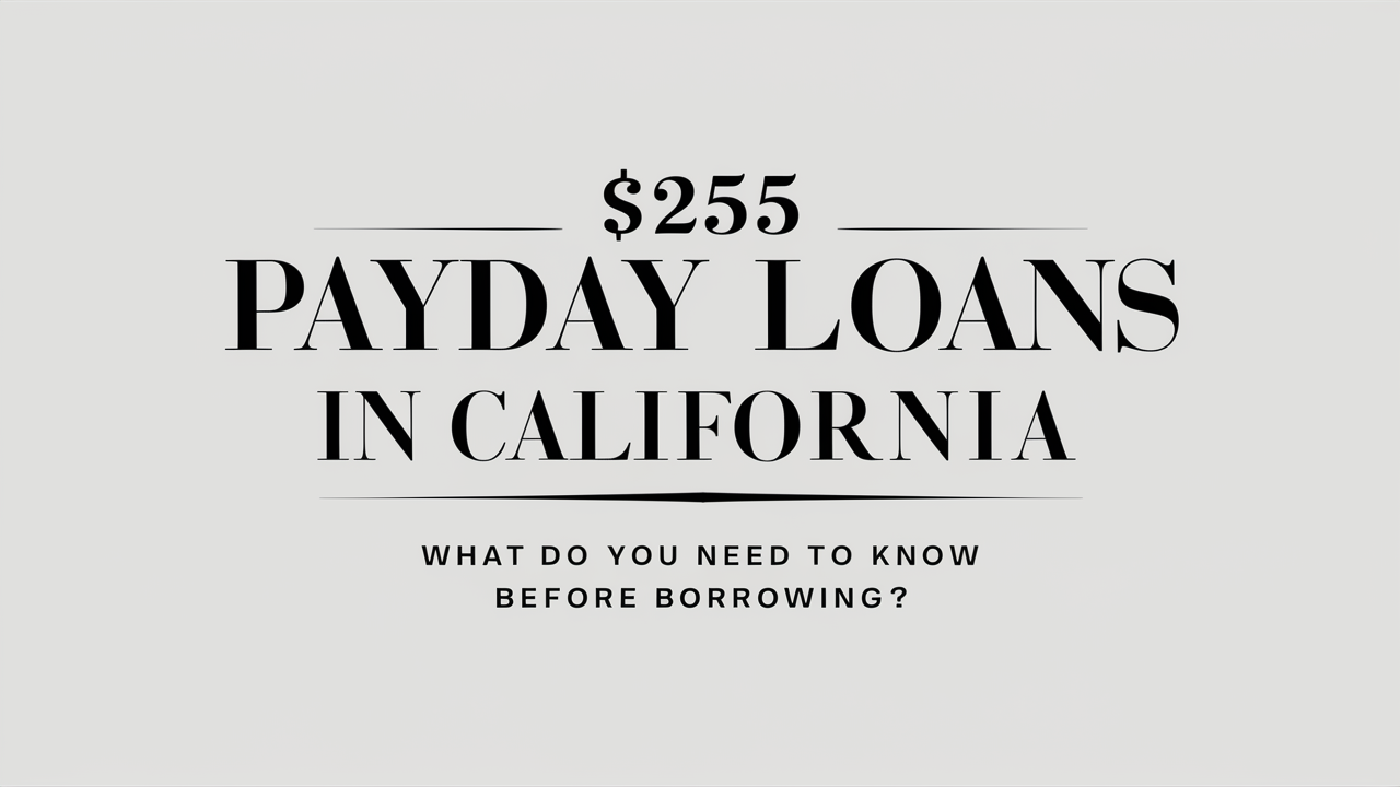 $255 Payday Loans in California: What do You Need to Know Before Borrowing?